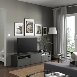 ტელევიზორის მაგიდა Dark Grey T4008